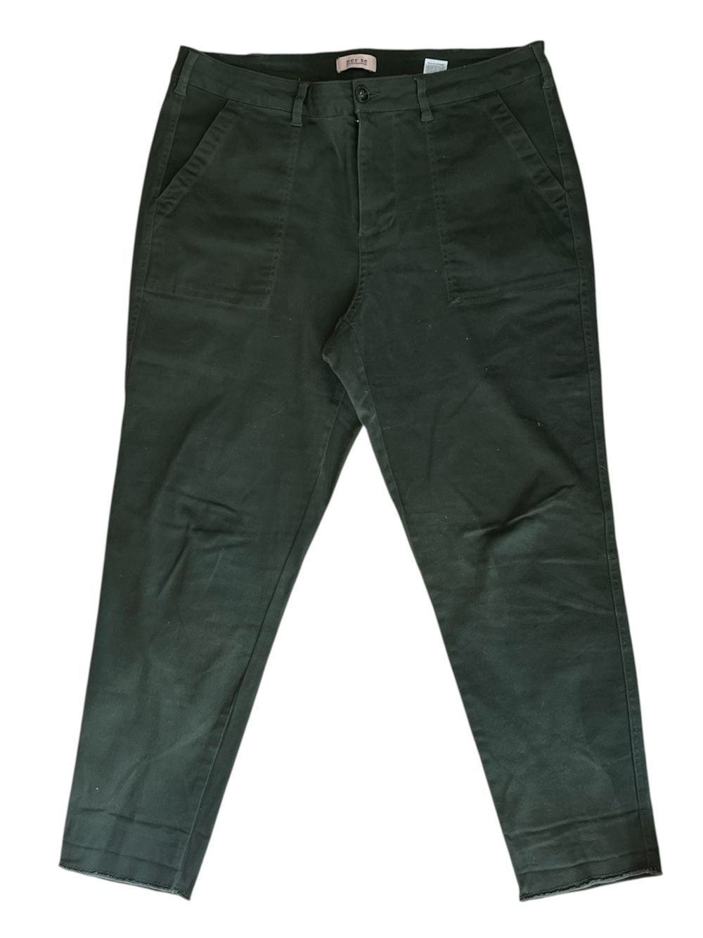 Per Se Olive Green Utility Pants
